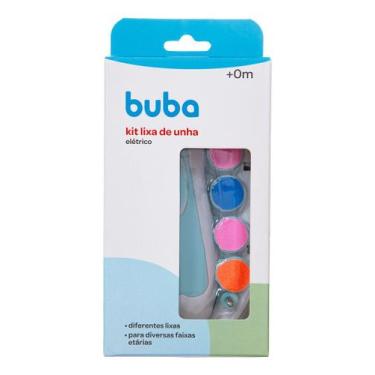 Imagem de Kit Lixa de Unha Elétrico para Bebês com Luz - Buba - Buba Baby