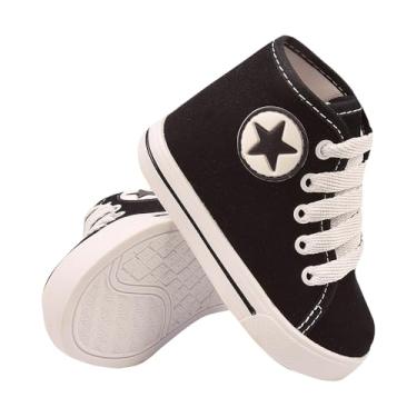 Imagem de Genérico, Tênis Infantil Bebe B2A KIDS sapatinho antialérgico confortável Cor:Preto;Tamanho:17