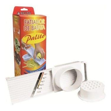 Imagem de Cortador Picador Fatiador Legumes Batata Palito Lâmina Inox - Keita