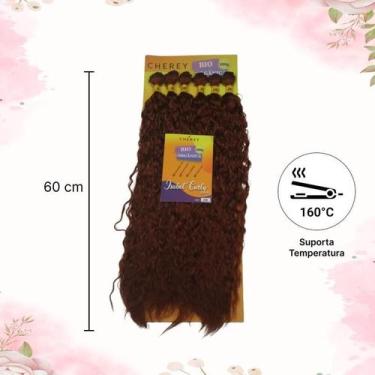 Imagem de Cabelo Bio Fibra Isabel Curly 6X 300G Para Entrelace - Cherey