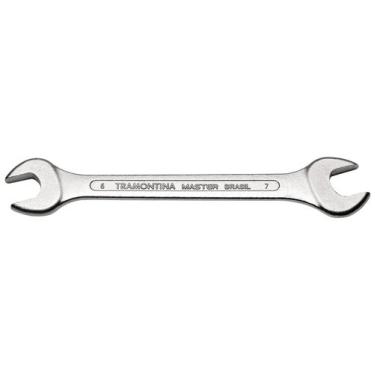 Imagem de Chave Fixa 6x7 mm Tramontina com Corpo em Aço Especial Cromado