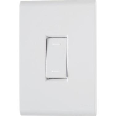 Imagem de Conjunto 4x2 com 1 Interruptor Paralelo Tramontina Liz 10 A 250 V Bran