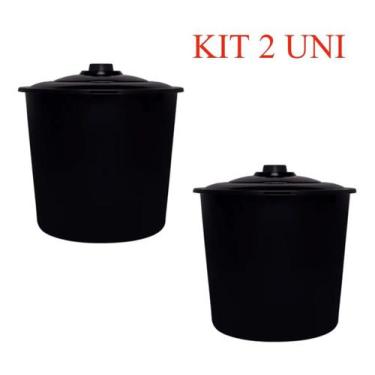 Imagem de Kit 2 lixeira para pia econature 5,5 litros - JAGUAR