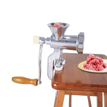 Imagem de Moedor manual de carne de liga de alumínio, salsicha, moedor de carne,