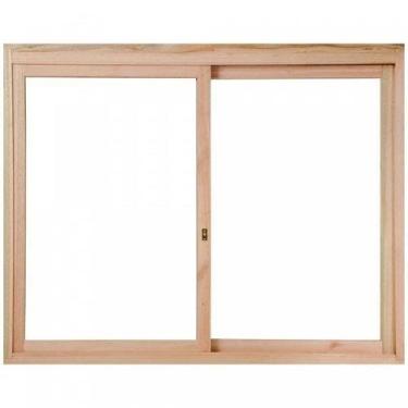 Imagem de Janela de Madeira de Correr 100x150cm com Caixilho 9,4cm Ewr 380 Rondo