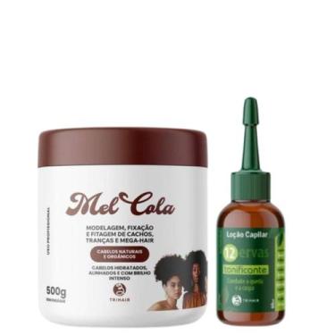 Imagem de Kit Mel Cola 500g + Loção Capilar Tonificante 12 Ervas 60ml - Trihair