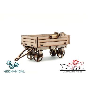 Imagem de Caçamba basculante - quebra cabeças 3d mecânico - darama