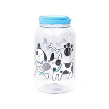 Imagem de Porta Mantimentos Redondo Dog 3,6l Azul - Ração - Bandeirantes