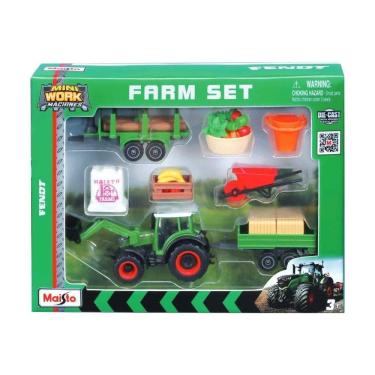 Imagem de Maisto Playset Mini Trator Verde 12564A