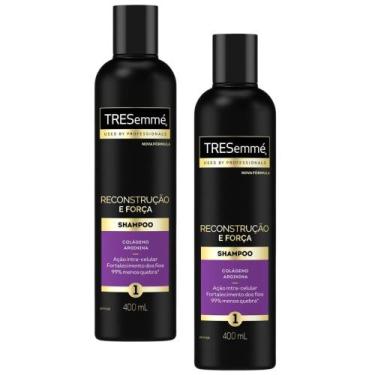 Imagem de Kit 2 Shampoo TRESemmé Reconstrução e Força Cabelos Mais Fortes e Resi