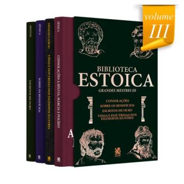 Imagem de Livro - Biblioteca Estoica: Grandes Mestres Volume III - Box com 4 Liv