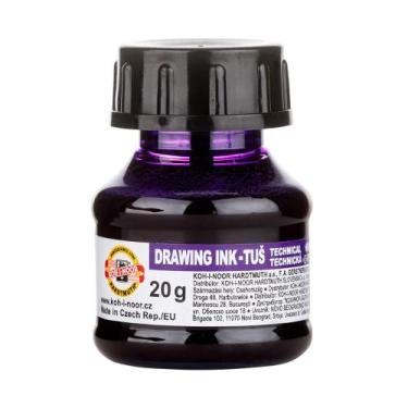 Imagem de Tinta Caligrafia Drawing Ink 20gr Koh-i-noor Violeta, 20ML