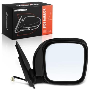 Imagem de A-Premium Espelho retrovisor traseiro externo cromado e dobrável manual aquecido - Substituição MR478840