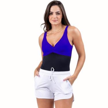 Imagem de Conjunto Kit Maiô Com Bojo + Short Com Ajustes Nas Laterais - HYPE MOD