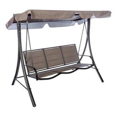 Imagem de Banco Balanço Para Jardim 3 Lugares 167x121x195 Cm Importado - Lisbon 