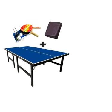 Imagem de MESA DE PING PONG MDF 15mm KLOPF 1016 + KIT ping pong 5030 + Capa Para