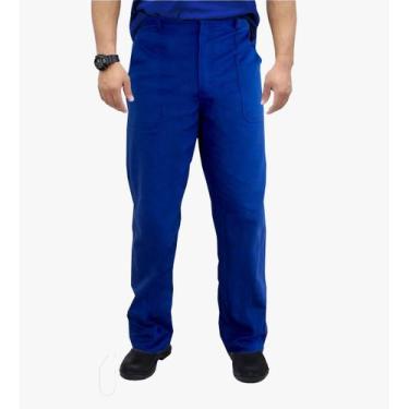 Imagem de Calça Meio Elástico Zyper - Brim Pesado Operacional Trabalho - Maicol 