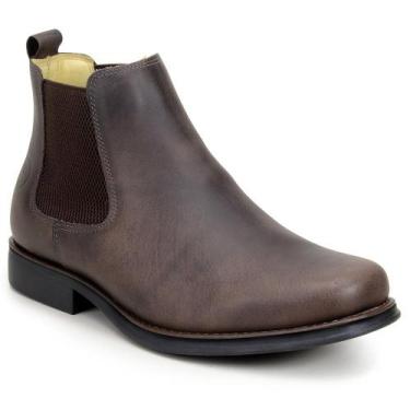 Imagem de Botina Capiau Angus Anatomic Confort Gel Flex Castanho - Capiau Boots,