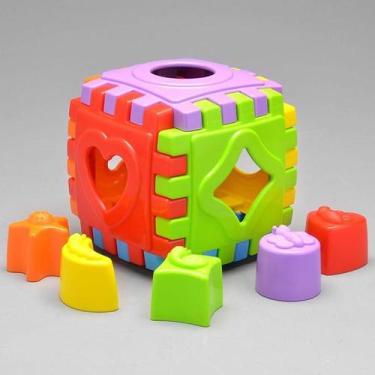 Imagem de Cubo Didático Baby Cube Solapa, Maral, Multicor