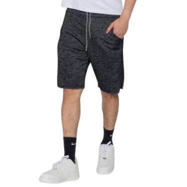 Imagem de Bermuda Masculina Moletinho Academia Treino Boen Jeans, GG, Masculino,