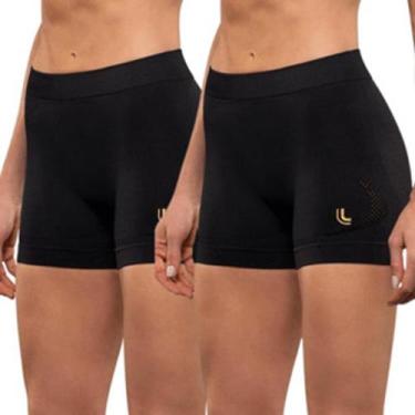 Imagem de Kit 2 Shorts Lupo Attack Levanta Bumbum Academia Sem Costura Original-