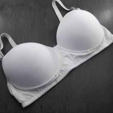 Imagem de Sutiã com Bojo Plus Size - Saulo Lingerie, Branco, 54