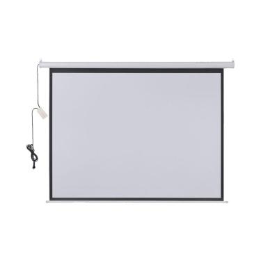 Imagem de Tela de Projeção Retrátil Elétrica 100 - 203x152cm - 220v - Com Controle Remoto - Multilaser AC355