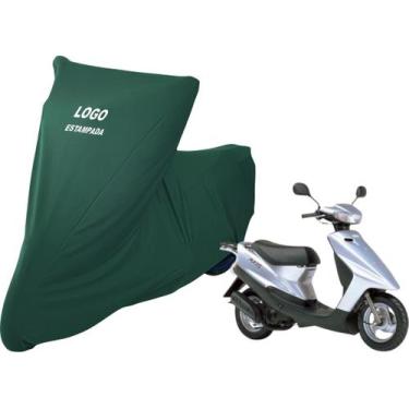 Imagem de Capa De Tecido Helanca Lycra Moto Yamaha Axis 90 Sob Medida - Mz, Verd