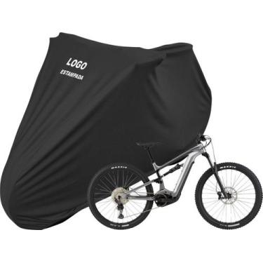 Imagem de Capa Tecido Mountain Bike Com Logo Cannondale Habit Neo 4 - Mz, Preto