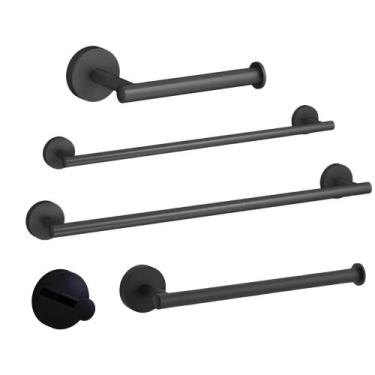Imagem de Kit Elate Black Completo 5 Peças Kohler