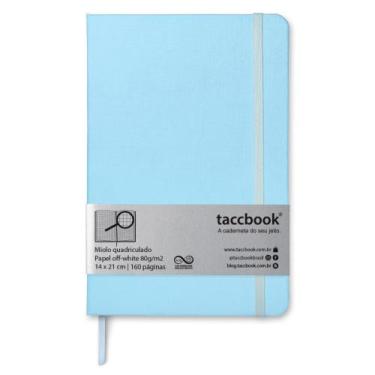 Imagem de Caderno Quadriculado taccbook Azul (pastel) 14x21 Ríg.