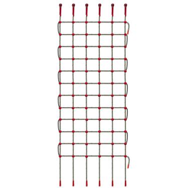 Imagem de ANDEREW Rede de escalada resistente premium e escada de corda – 6 tamanhos, versátil para ambientes internos/externos, academias infantis na selva, baloiço, casa da árvore, rede de proteção de
