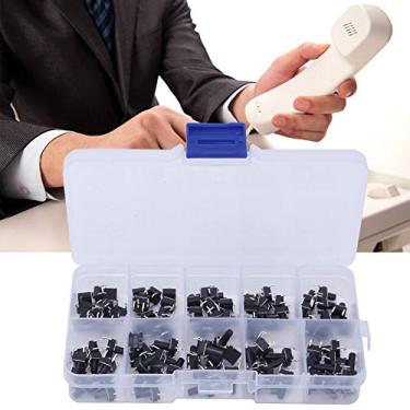 Imagem de 100 Unidades, 10 Valores 6x6x4,3-13mm Interruptores de Botão Tátil, Caixa de Plástico, Design de Mecanismo de Precisão, para Brinquedo, Telefone, Calculadora, TV, Produto Digital
