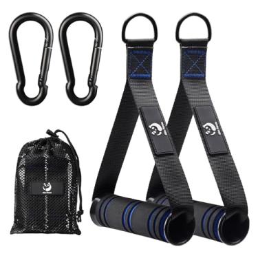 Imagem de Slim Panda Alças de exercício, alça de faixa de resistência, acessórios de alça resistente para máquina de cabos, academia doméstica para fitness, treino, exercícios de tríceps crossover