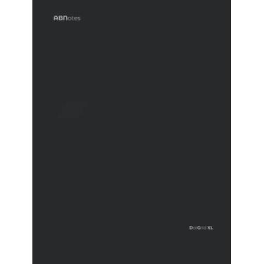 Imagem de ABNotes Dot Grid XL A4 Black Glossy HC: Quadernone/Taccuino Puntinato per Bullet Journal o Lettering - Nero - Grande 400 Pagine - Con puntini chiari distanti 5 mm - Fogli spessi