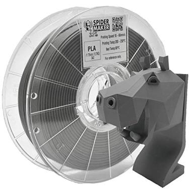 Imagem de Filamento PLA fosco 3D SpiderMaker - Acabamento fosco com cores vibrantes incríveis - Compatível com Bambulabs AMS - PLA de 1,75 mm, 700g, precisão dimensional +/- 0,03 mm (cinza ferro)