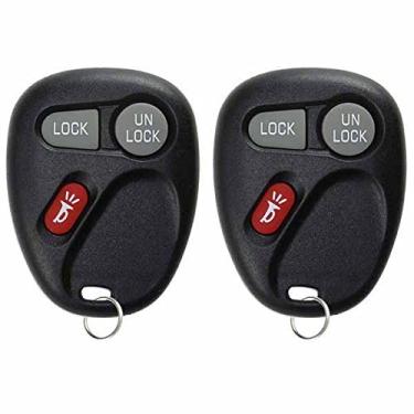 Imagem de KeylessOption Controle remoto de entrada sem chave para carro 15732803 (pacote com 2)