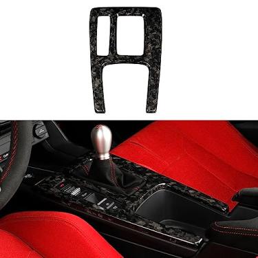 Imagem de JSWAN Tampa do painel de mudança de marchas do console central de fibra de carbono real para painel de controle central de 11ª geração Typer R FL5 Typer (2023) Tampa da estrutura de engrenagem do painel de controle central (forjamento)