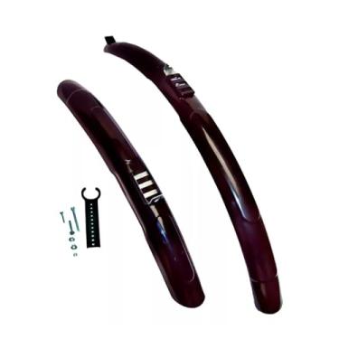 Imagem de Par Paralamas Bike Aro 24 26 Brinde Kit De Refletores