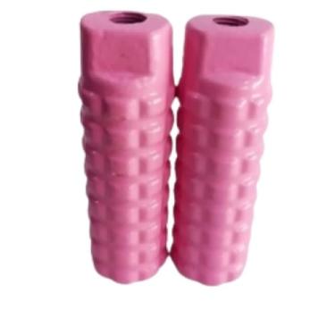 Imagem de Pedaleira de Alumínio para Bicicleta, 7,5 cm, 2,5 cm Diâmetro, 2 Unidades (ROSA)