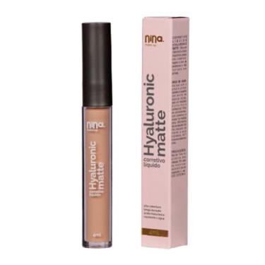 Imagem de Corretivo Liquido Hyaluronic Matte Nina Make Up, 0.5