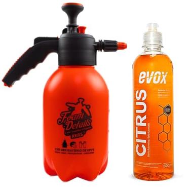 Imagem de Pulverizador snow foam manual foam Details Kers + Shampoo Citrus 500ml