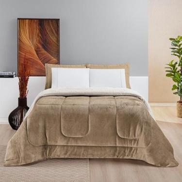 Imagem de Coberdrom Casal King Edredom Pele De Carneiro Dupla Face Everest - Bia