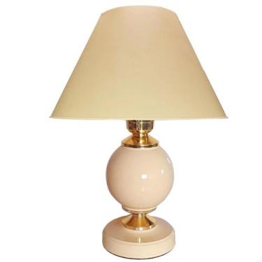 Imagem de Luminária Quarto Casal Bege Dourada: Clima Romântico - Genérico, Bivol