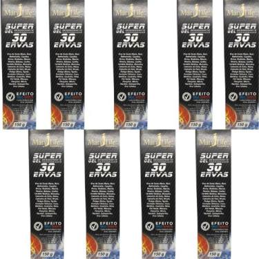 Imagem de Super Gel Desodorante Massageador Mary Life 30 Ervas Bisnaga 150g Kit 