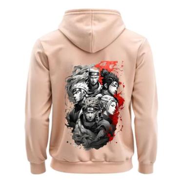 Imagem de Moletom Algodão Blusa De Frio Flanelado Uzumaki Cla Desenho - NoBrand,