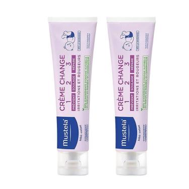 Imagem de Kit 2 Mustela Creme Vitaminado Preventivo de Assaduras Tripla Ação 110g