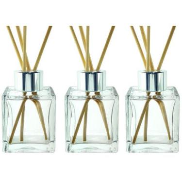 Imagem de Kit Lavabo Cubo Transparente Aromatizador 100ml - 3 unidades - R1 Arom