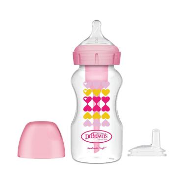 Imagem de Kit inicial de garrafas Sippy Dr. Brown's Anti-Colic 270 ml 6 m ou mais