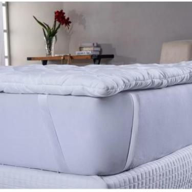 Imagem de Kit 2 Pillow Top Protetor de Colchão 400 Fios Macio CASAL PADÃO - TROP